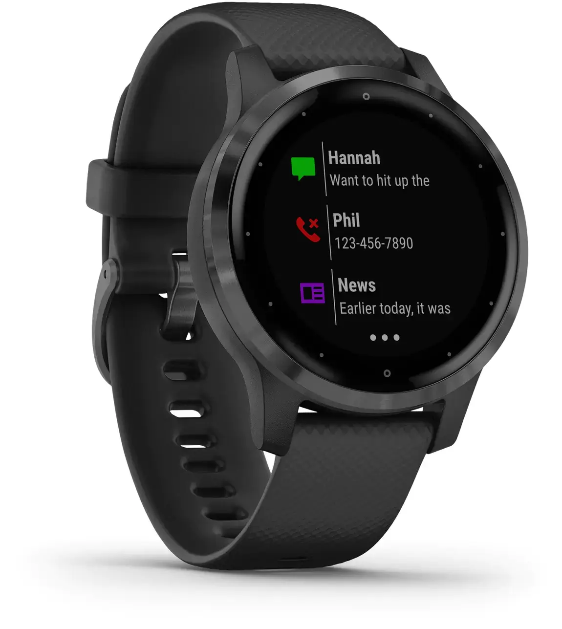Смарт-часы Garmin Vivoactive 4S Black/Slate (010-02172-13/010-02172-11)