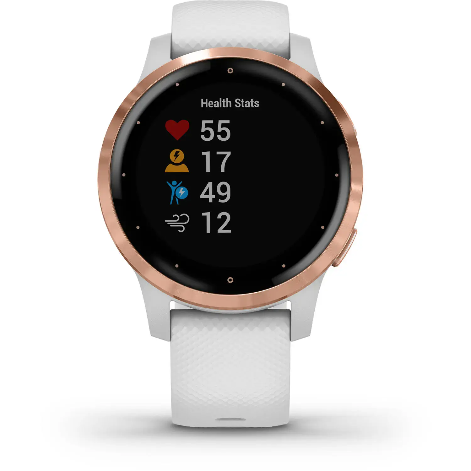 Смарт-годинник Garmin Vivoactive 4S White/Rose Gold (010-02172-23)