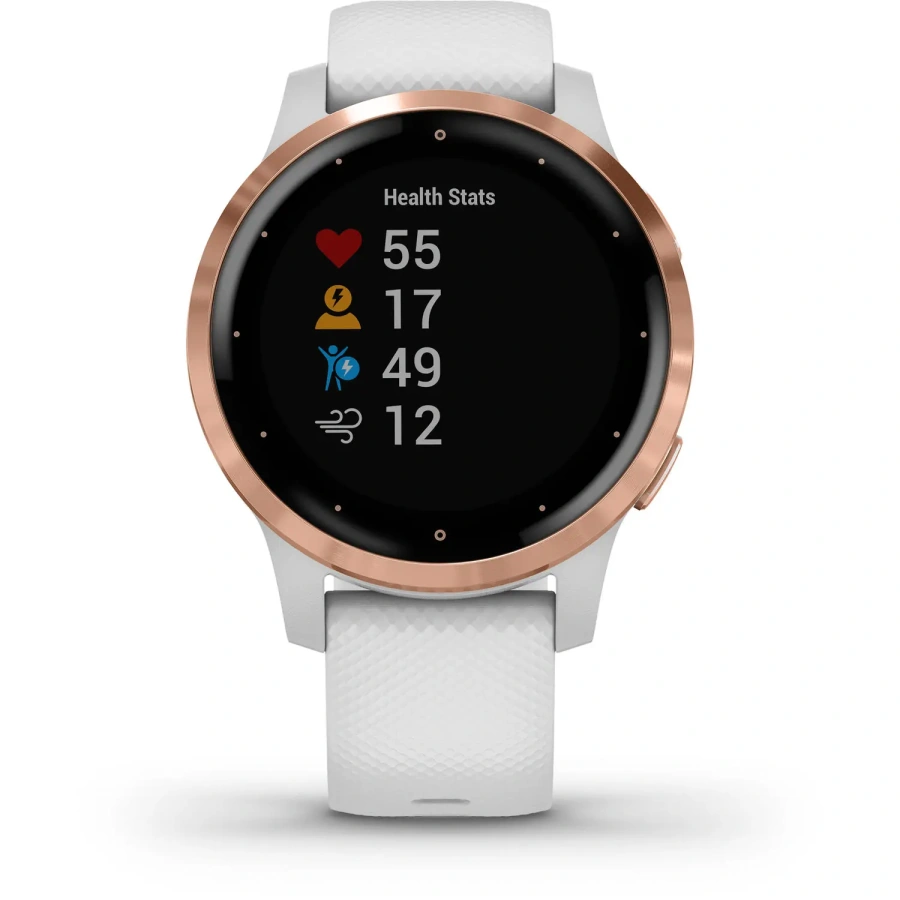 Смарт-годинник Garmin Vivoactive 4S White/Rose Gold (010-02172-23)