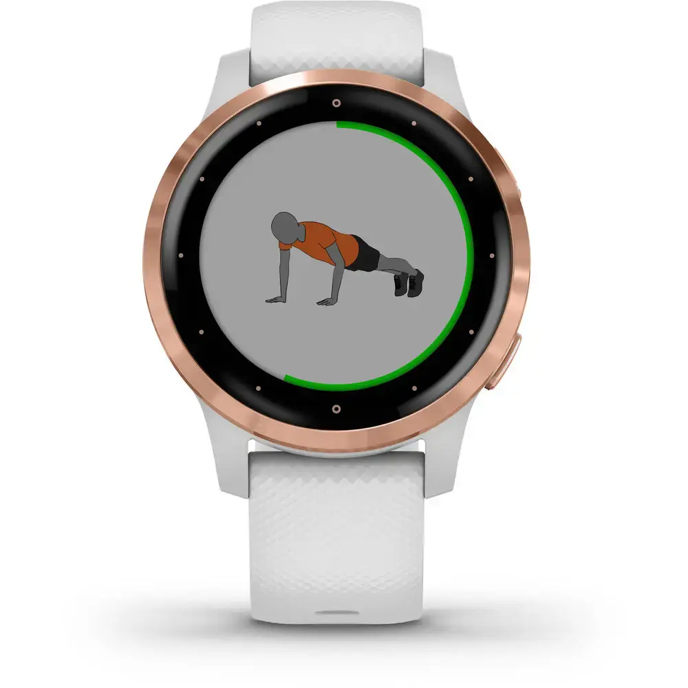 Смарт-годинник Garmin Vivoactive 4S White/Rose Gold (010-02172-23)