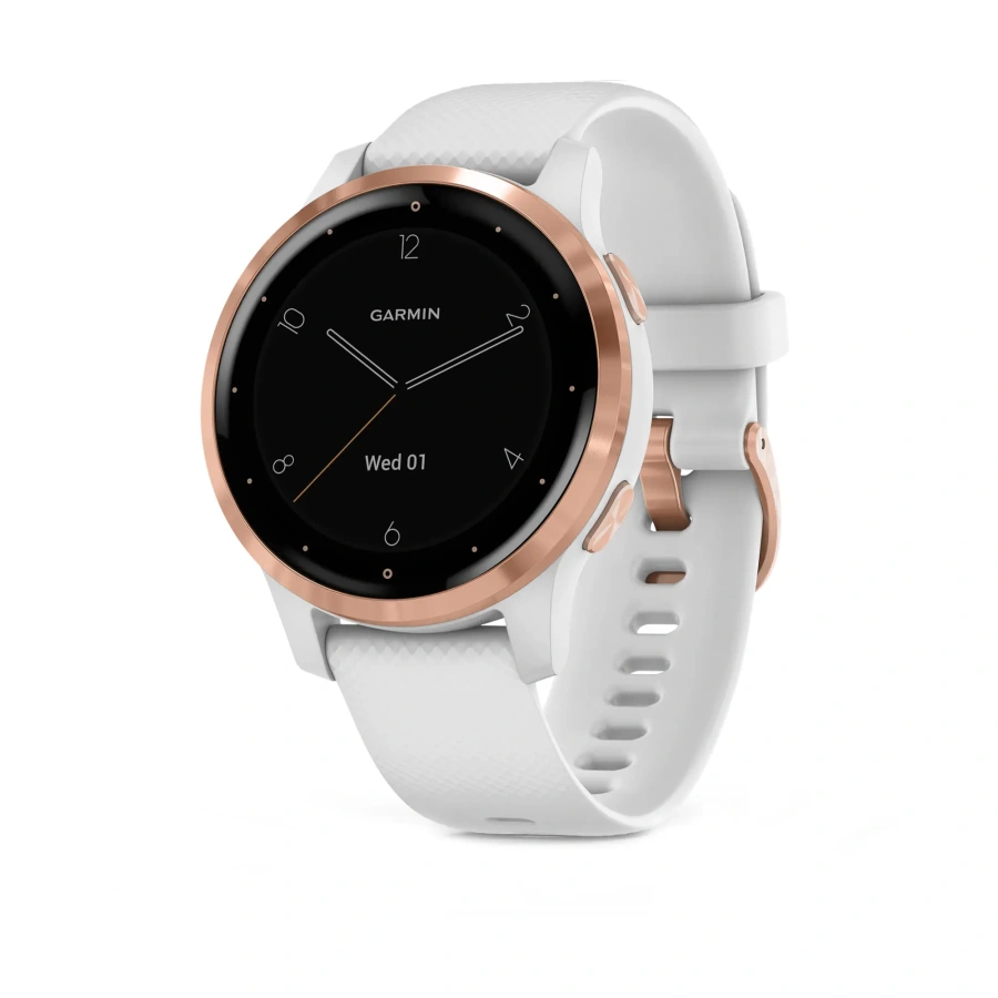 Смарт-годинник Garmin Vivoactive 4S White/Rose Gold (010-02172-23)
