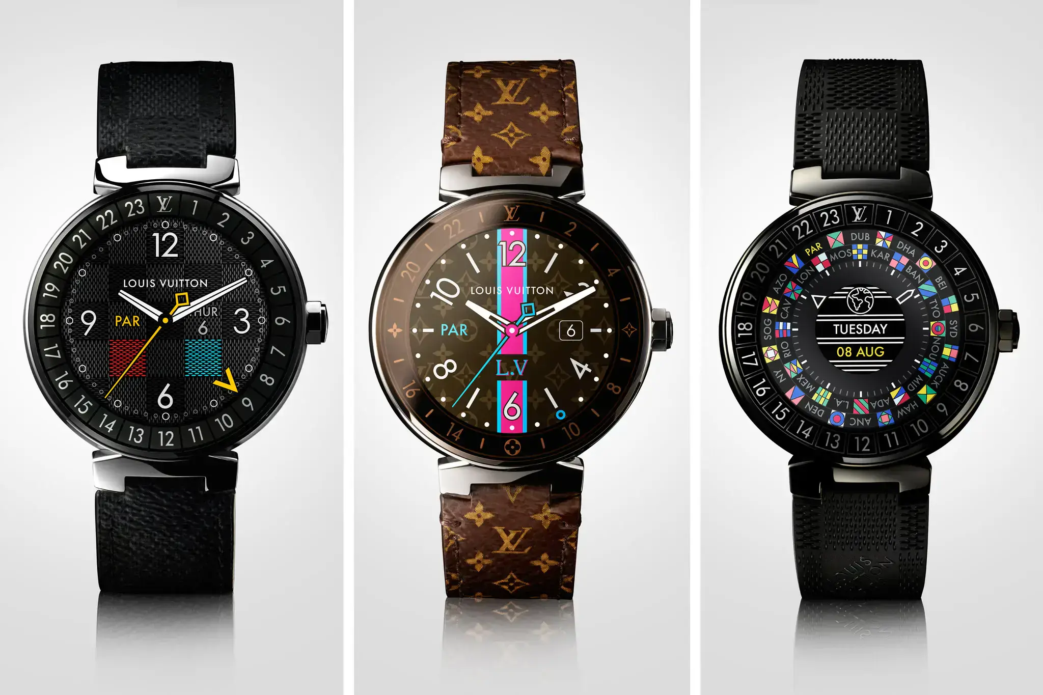 Смарт-часы Louis Vuitton Tambour Horizon Light Up (QBB186)