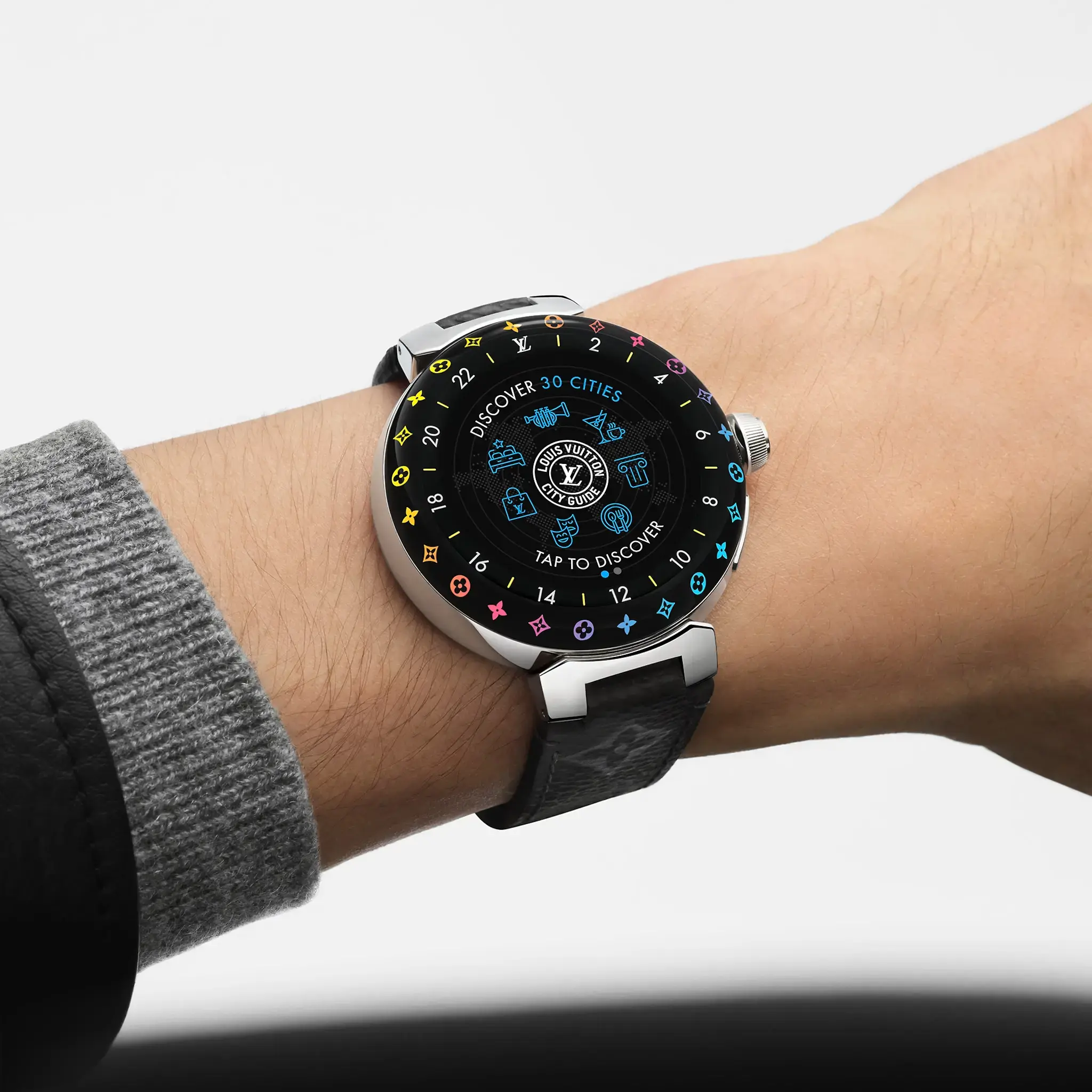 Смарт-годинник Louis Vuitton Tambour Horizon Light Up (QBB183)