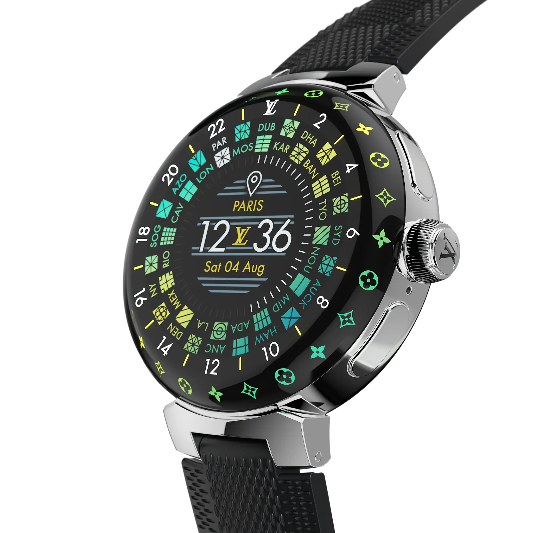Смарт-годинник Louis Vuitton Tambour Horizon Light Up (QBB185)