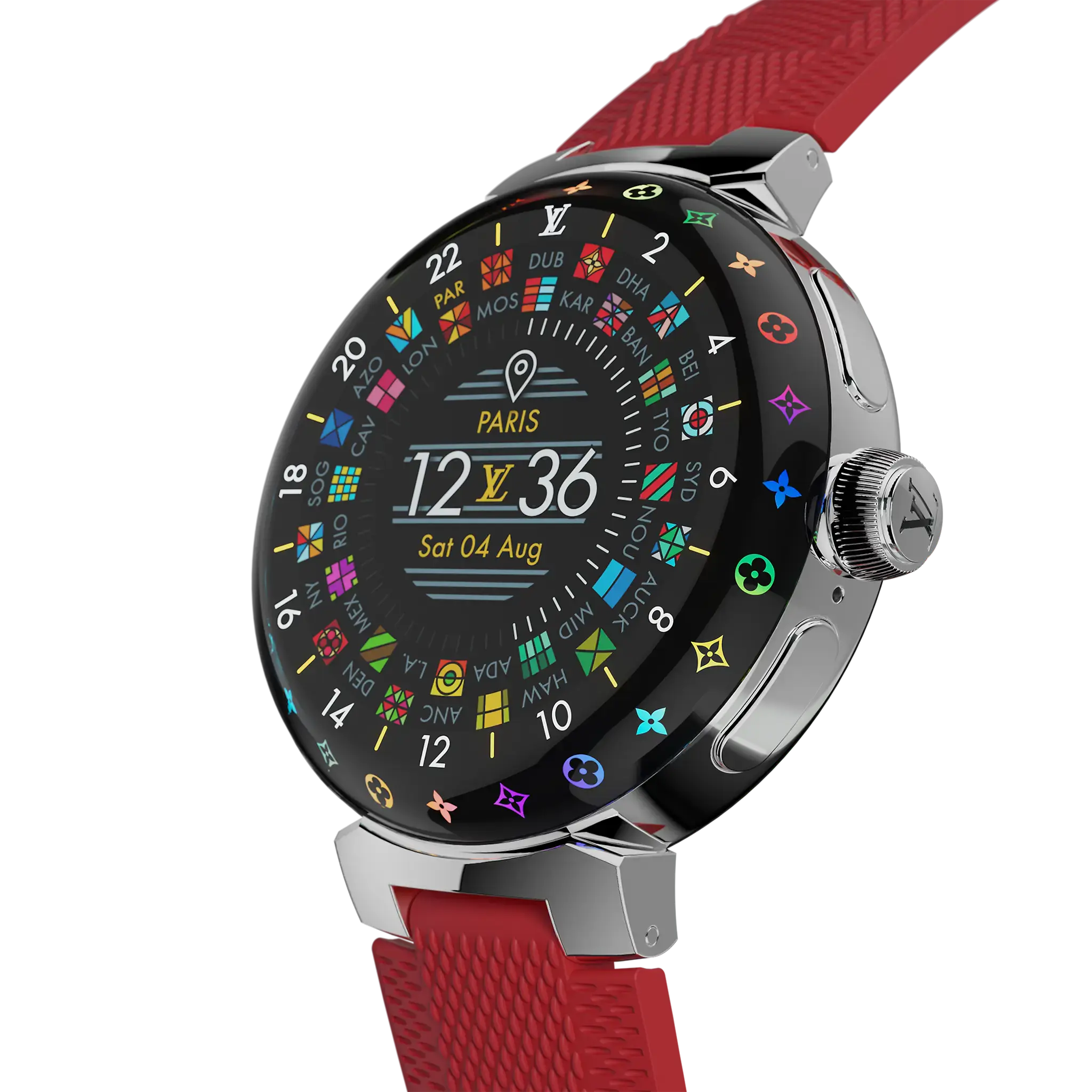 Смарт-часы Louis Vuitton Tambour Horizon Light Up (QBB188)