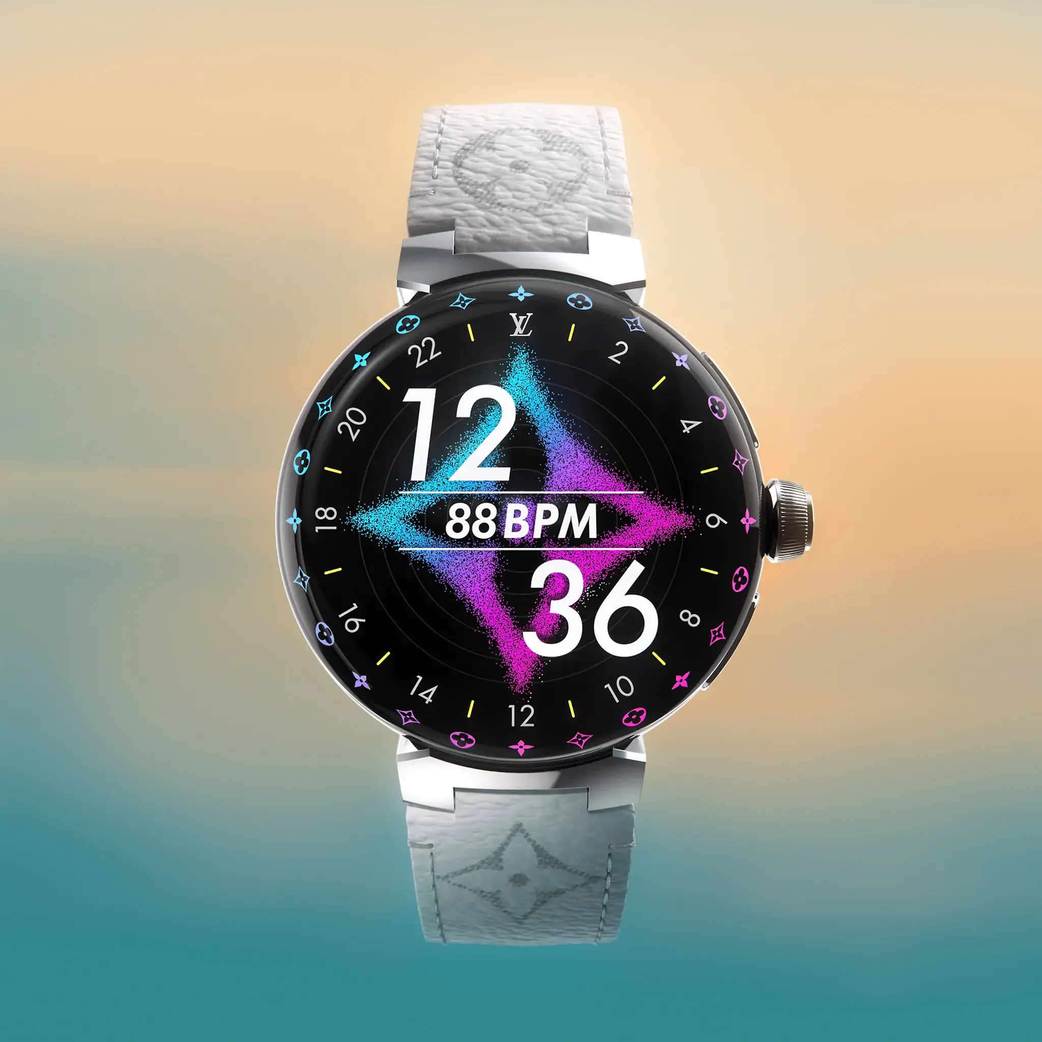Смарт-годинник Louis Vuitton Tambour Horizon Light Up (QBB189)