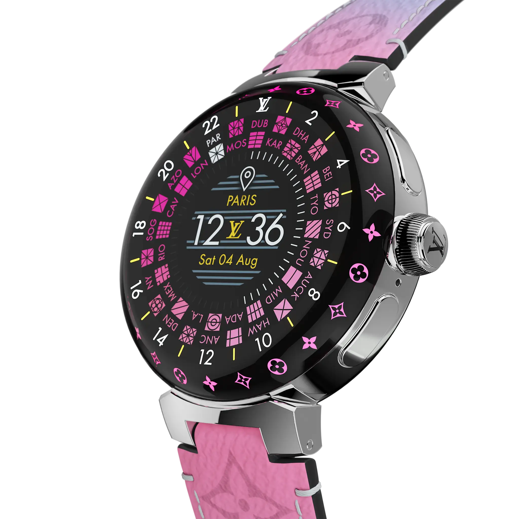 Смарт-годинник Louis Vuitton Tambour Horizon Light Up (QBB190)