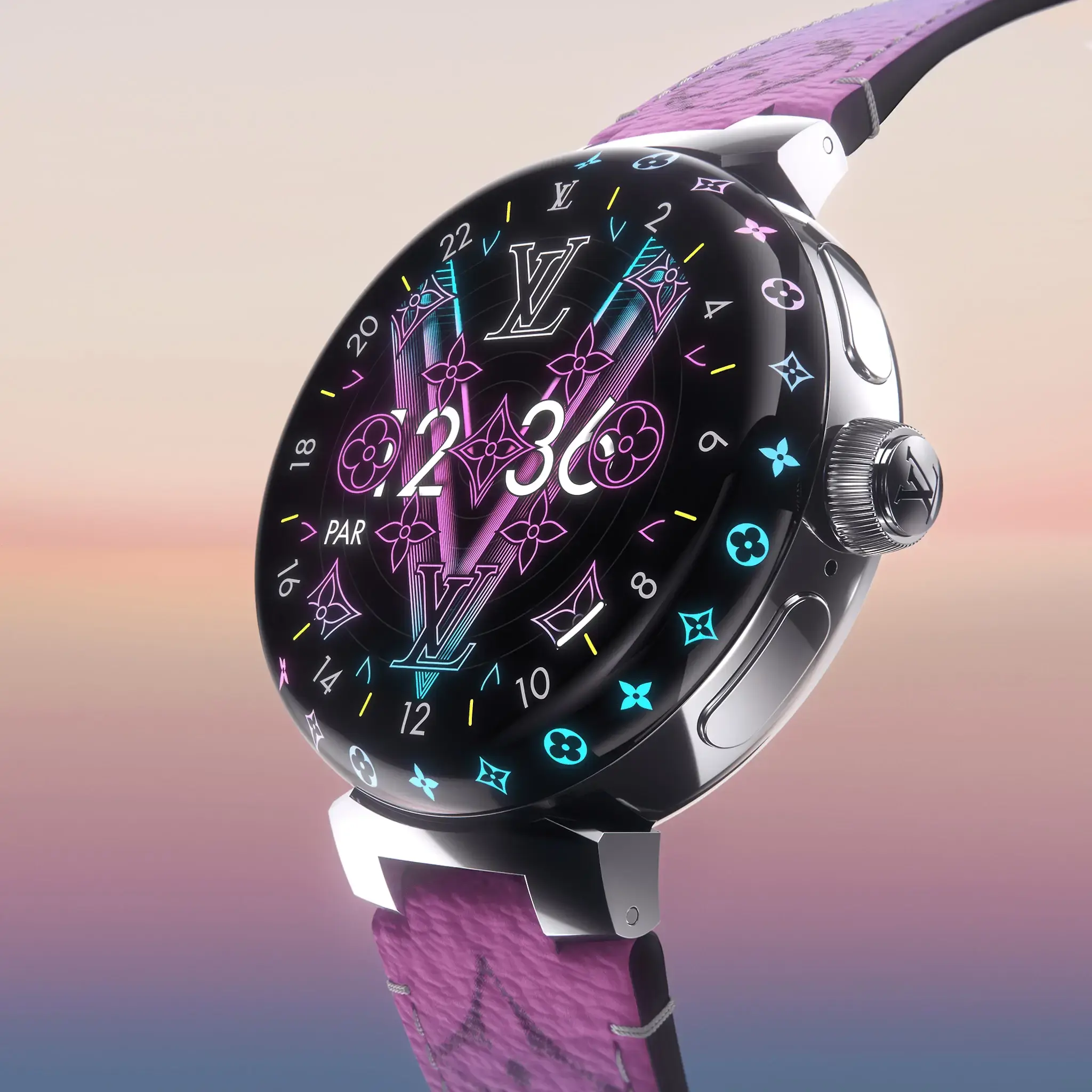 Смарт-годинник Louis Vuitton Tambour Horizon Light Up (QBB190)