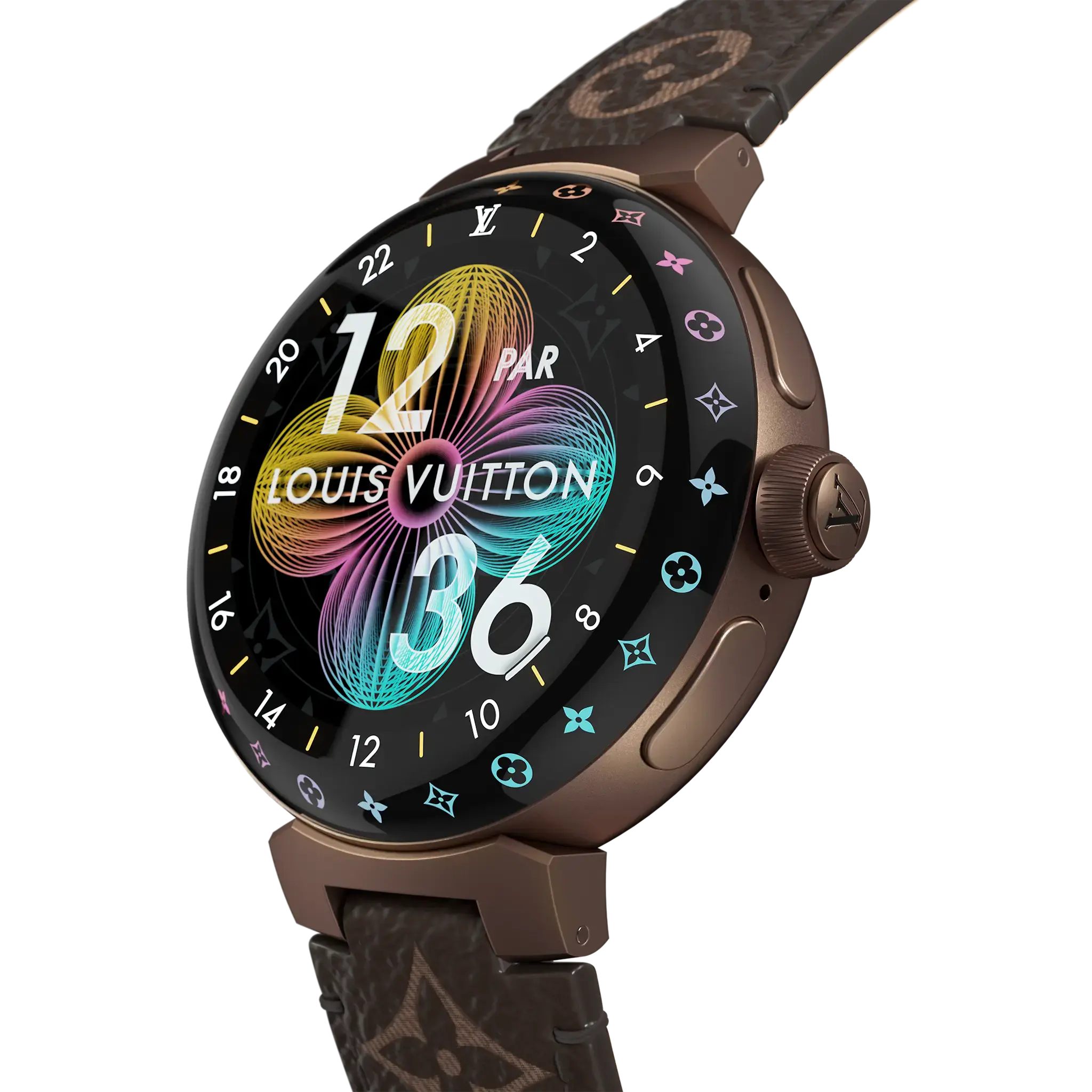 Смарт-годинник Louis Vuitton Tambour Horizon Light Up (QBB191)
