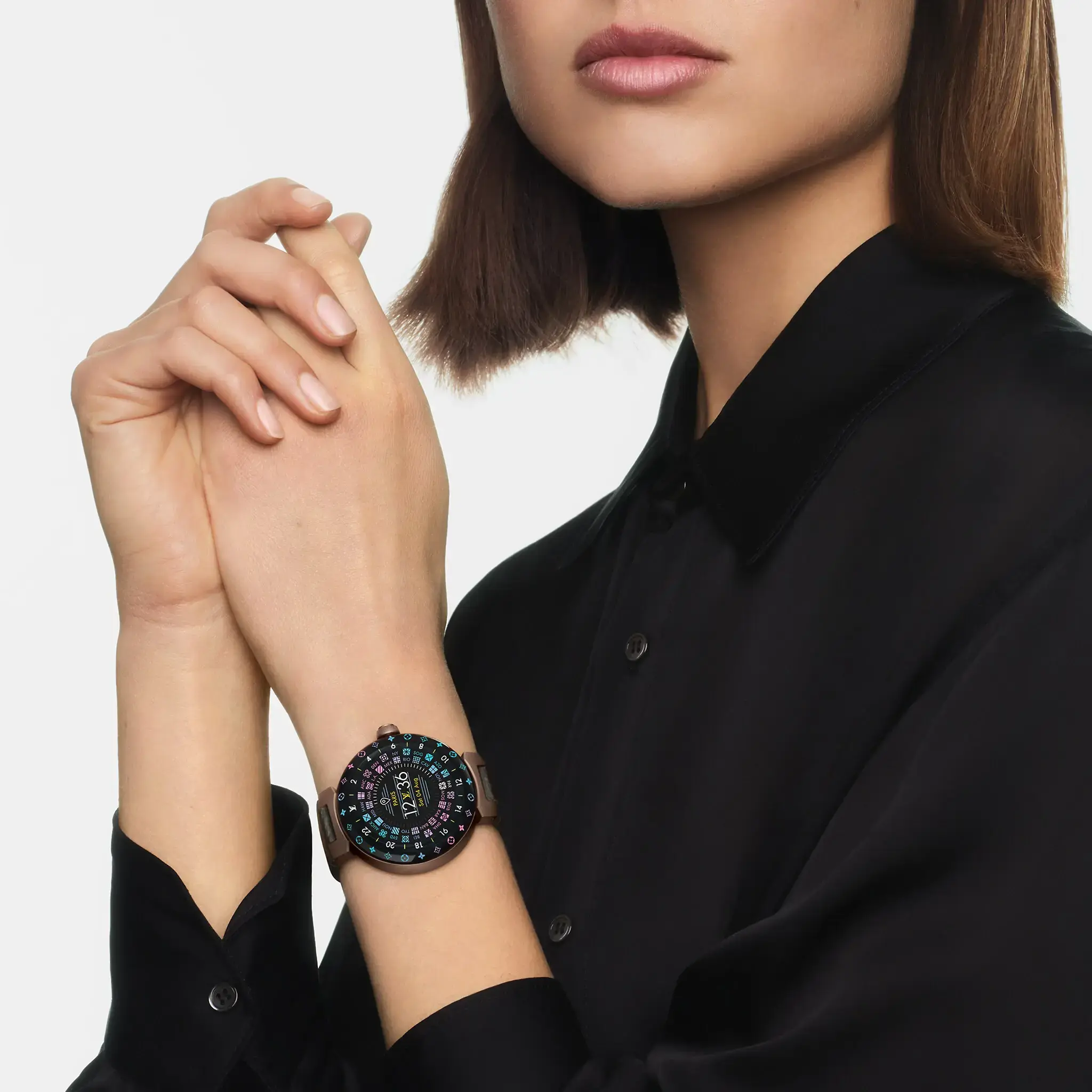 Смарт-годинник Louis Vuitton Tambour Horizon Light Up (QBB191)