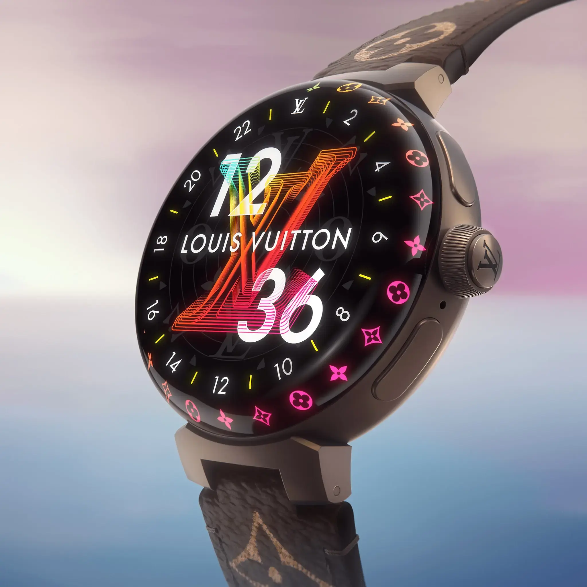 Смарт-годинник Louis Vuitton Tambour Horizon Light Up (QBB191)
