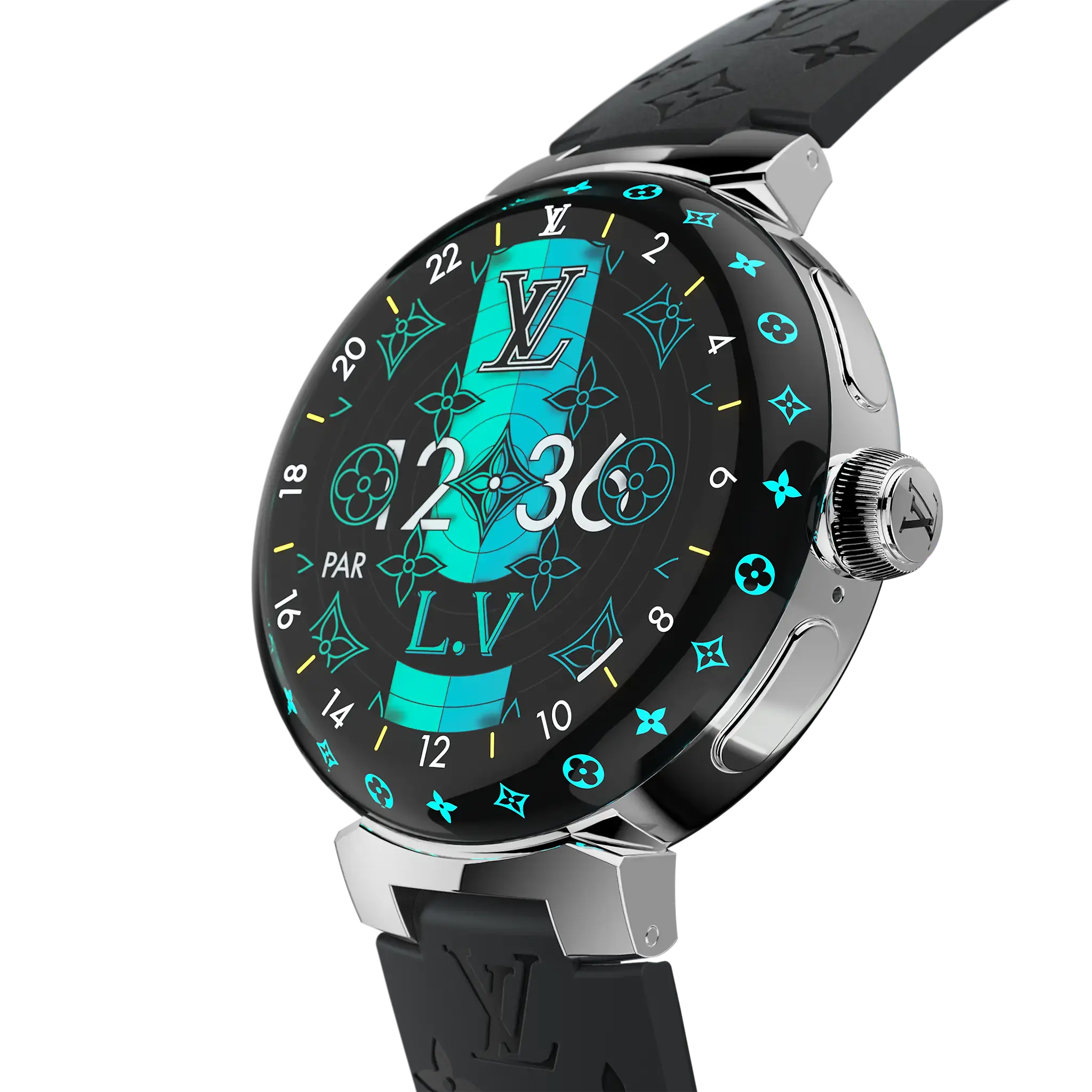 Смарт-годинник Louis Vuitton Tambour Horizon Light Up (QBB192)
