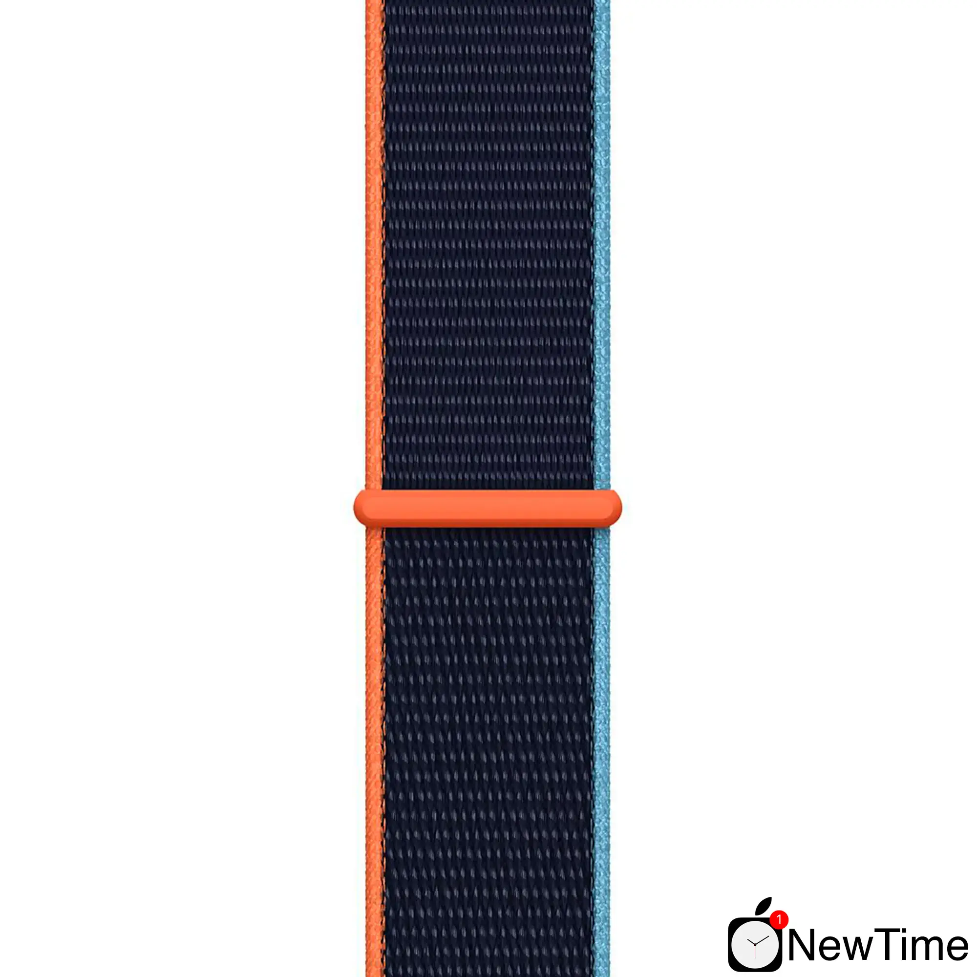 Apple Watch SE GPS + Cellular 40mm Silver Aluminum Case with Deep Navy Sport Loop (MYE92, MYEG2)