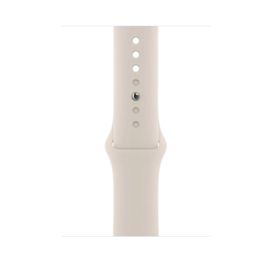 Apple Watch SE GPS 44mm Gold Aluminum Case with Starlight Sport Band (MKQ53)