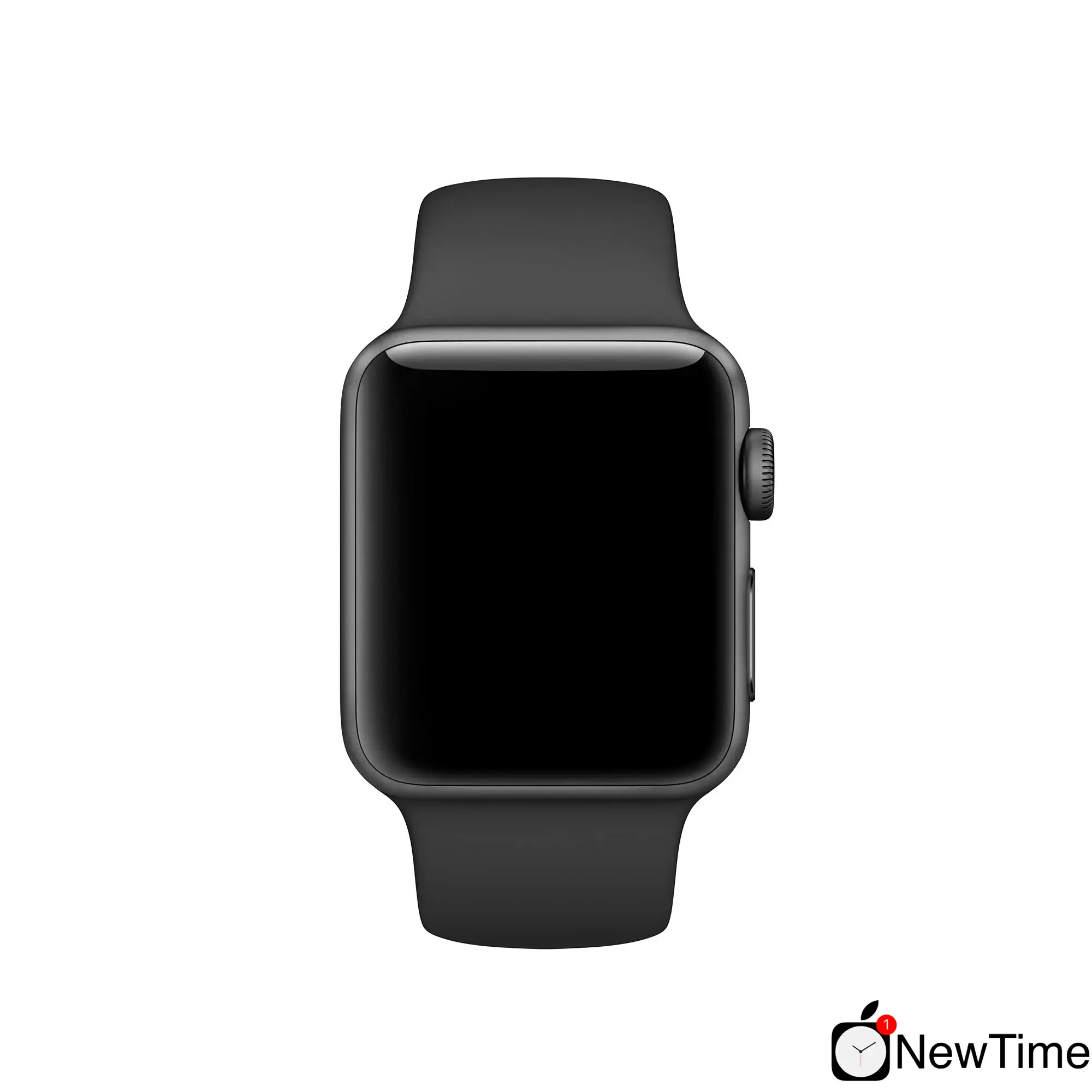 Ремешок Apple Black Sport Band (MTPL2, MJ4N2, MJ4Q2, MJ4G2, MU9L2) для Apple Watch 44/45/46/49mm