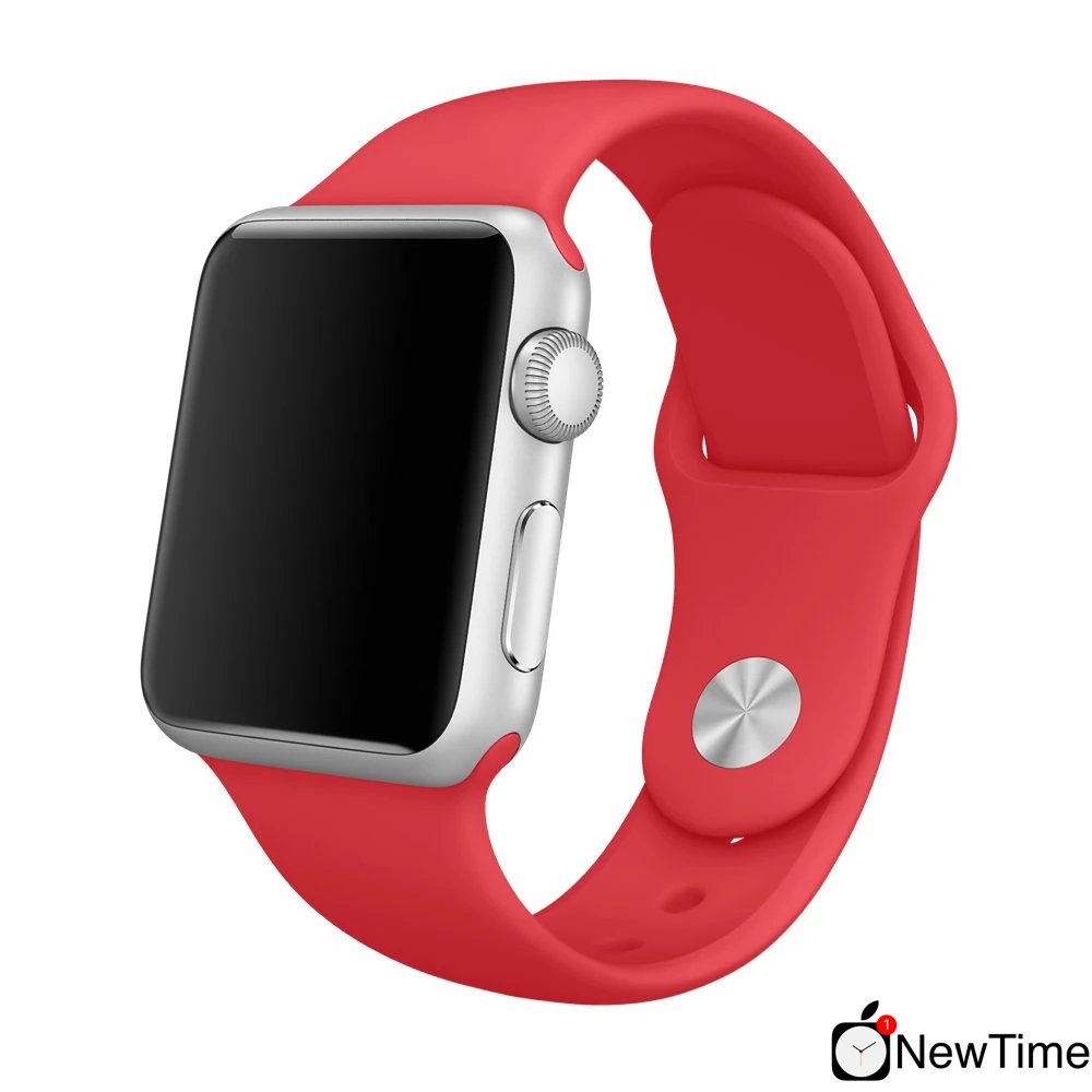 PRODUCT Red Sport Band Apple Watch 42 44mm Lux Copy