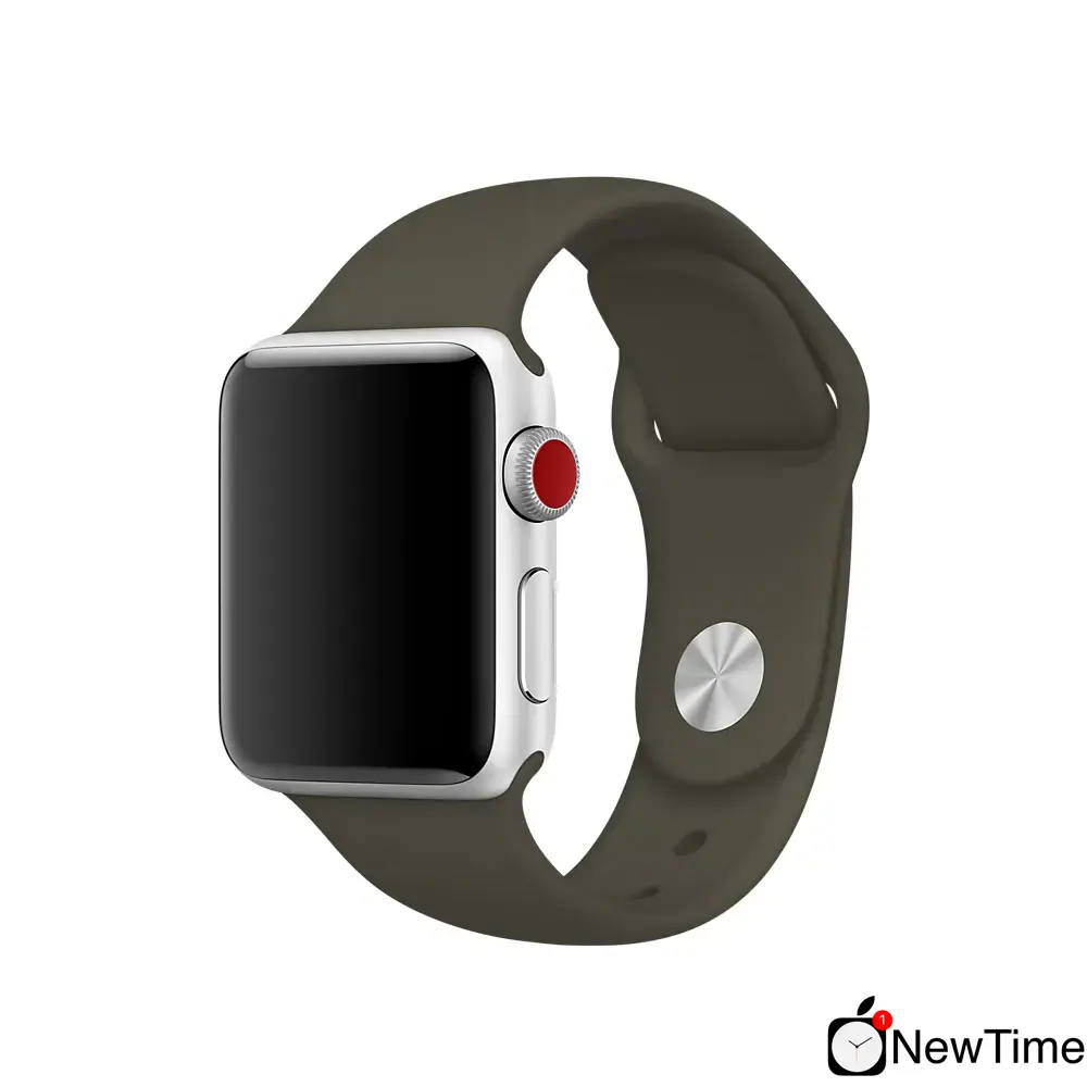 Ремешок Apple Dark Olive Sport Band (MQUQ2) для Apple Watch 44/45/46/49mm