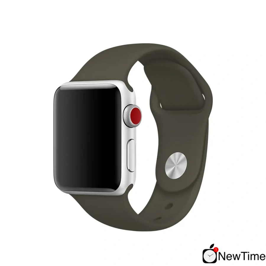 Ремінець Apple Dark Olive Sport Band (MQUQ2) для Apple Watch 44/45/46/49mm