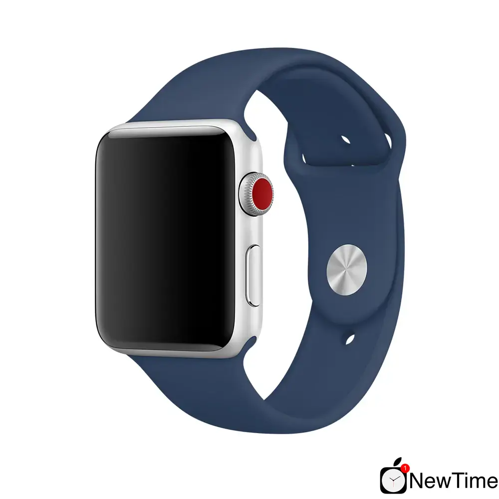 Ремешок Apple Blue Cobalt Sport Band для Apple Watch 44/45/46/49mm (MQUM2)