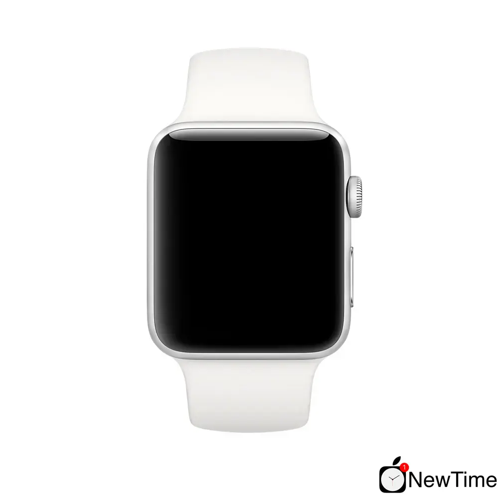 Ремешок Apple Soft White Sport Band для Apple Watch 44/45/46/49mm (MR282)