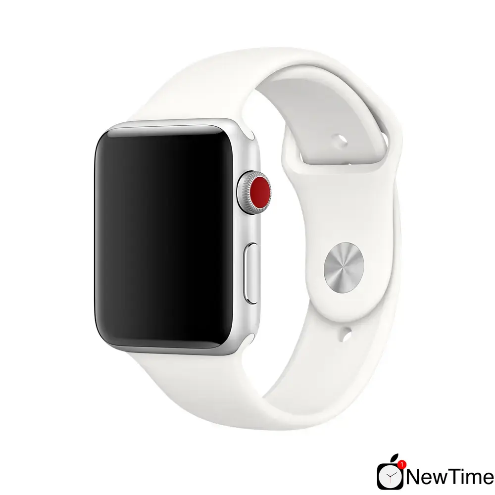Ремешок Apple Soft White Sport Band (MR262) для Apple Watch 38/40/41/42mm