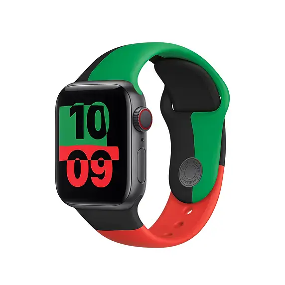 Ремешок Apple Black Unity Sport Band (MJ4W3) для Apple Watch 44/45/46/49mm
