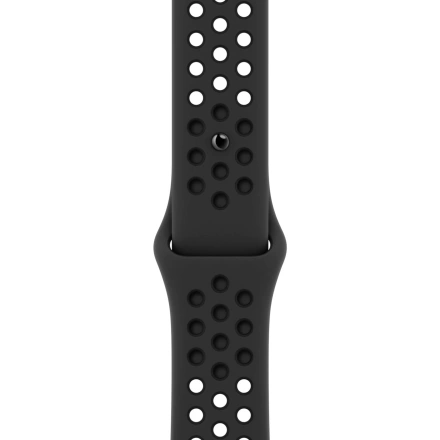 Ремінець Apple Anthracite/Black Nike Sport Band для Apple Watch 44/45mm (ML883)