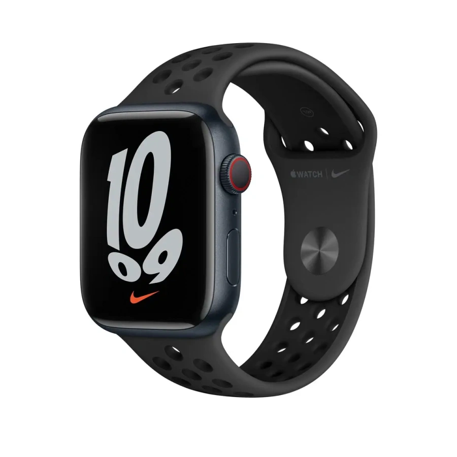 Ремінець Apple Anthracite/Black Nike Sport Band для Apple Watch 44/45/46/49mm (ML883)
