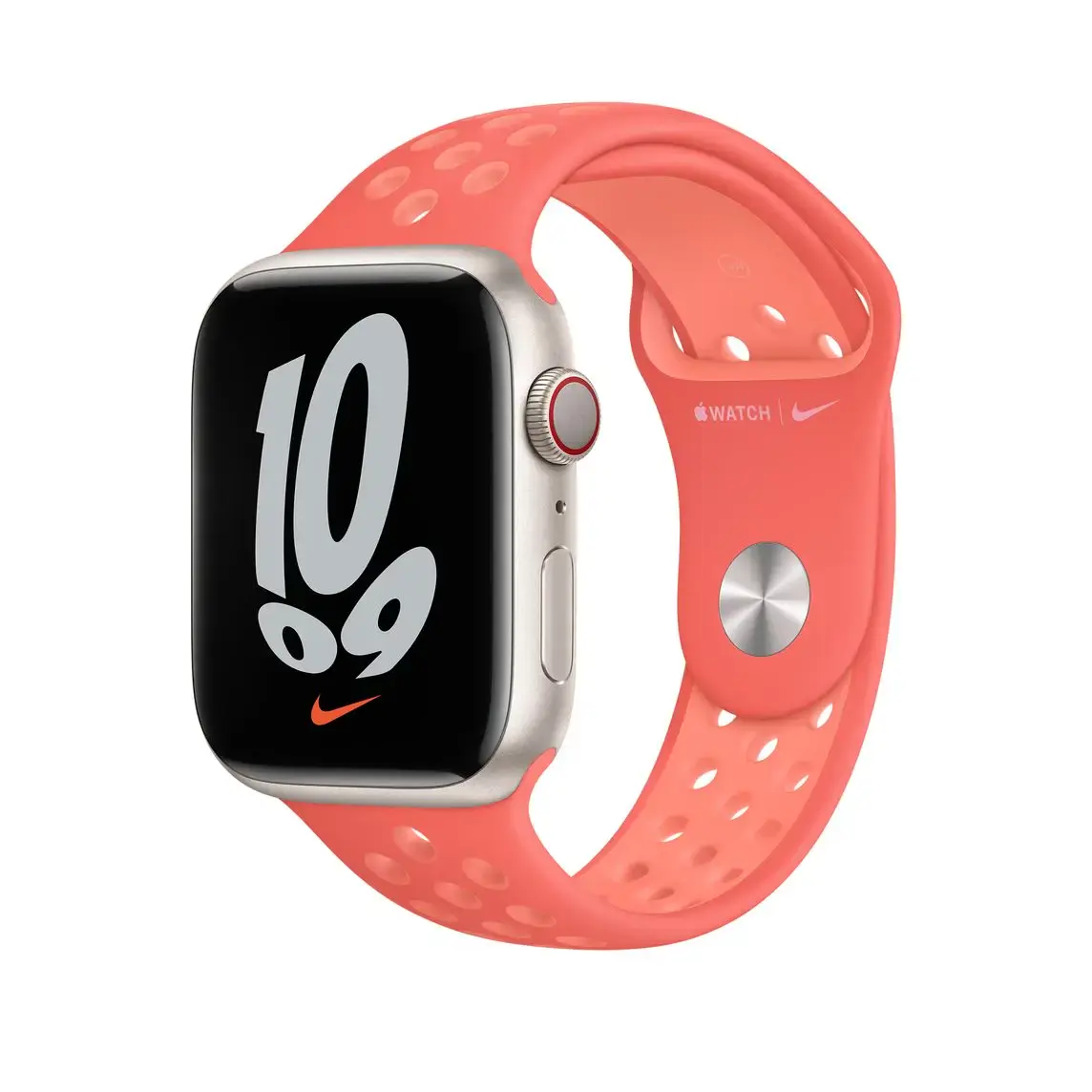 Ремінець Apple Magic Ember/Crimson Bliss Nike Sport Band для Apple Watch 38/40/41/42mm (ML853)