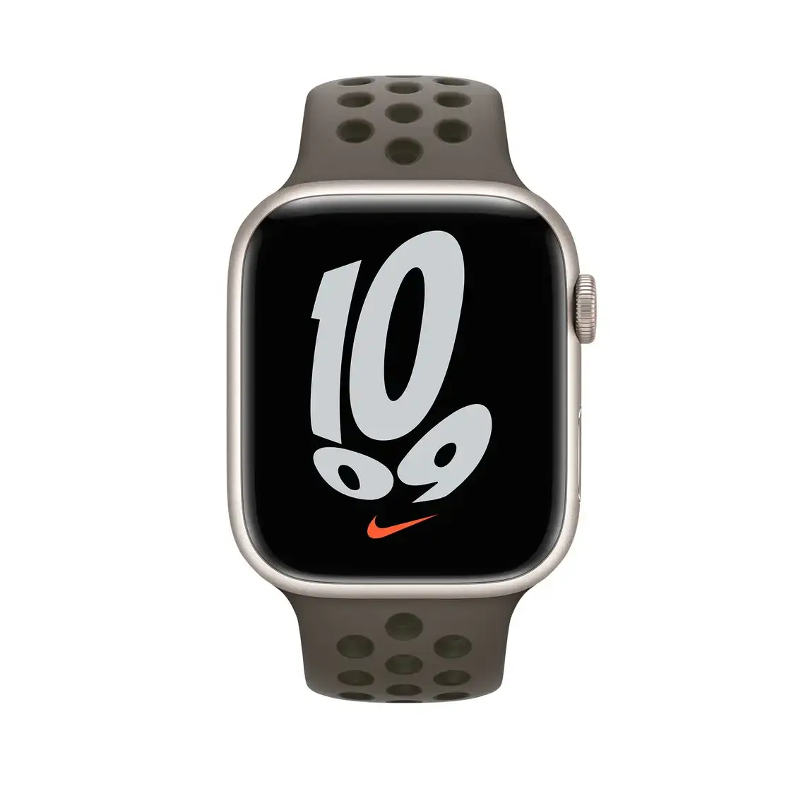 Ремешок Apple Olive Gray/Cargo Khaki Nike Sport Band для Apple Watch 44/45/46/49mm (ML8D3)