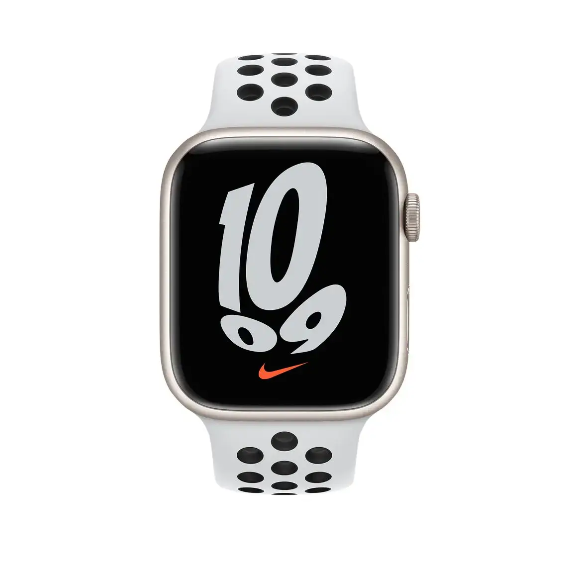 Ремінець Apple Pure Platinum/Black Nike Sport Band для Apple Watch 38/40/41/42mm (ML843)