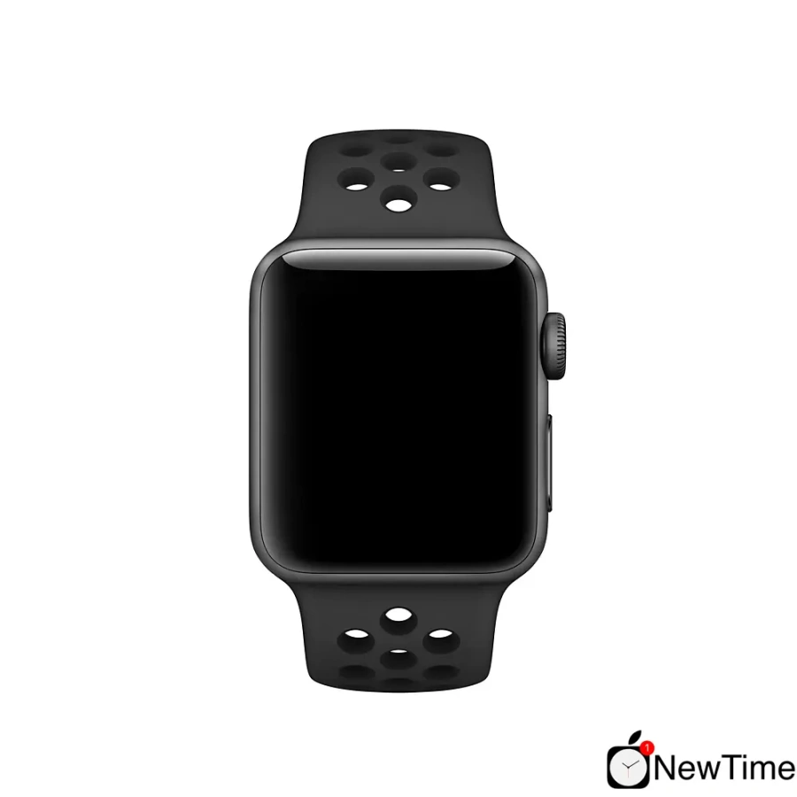 Ремінець Apple Anthracite / Black Nike Sport Band (MQ2T2, MX8E2) для Apple Watch 44/45/46/49mm