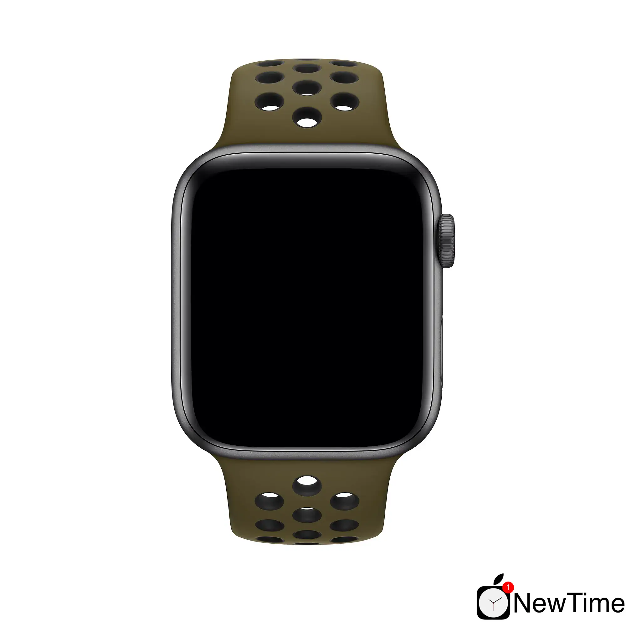 Ремешок Apple Olive Flak/Black Nike Sport Band (MTMV2) для Apple Watch 38/40/41/42mm