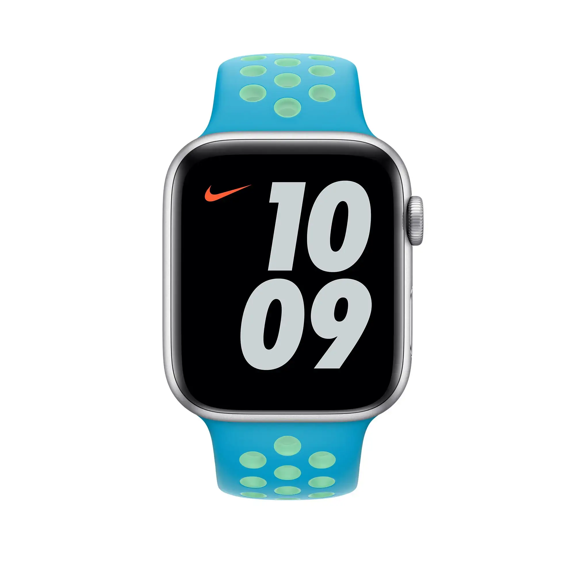 Ремешок Apple Chlorine Blue/Green Glow Nike Sport Band (MJ6L3) для Apple Watch 44/45/46/49mm