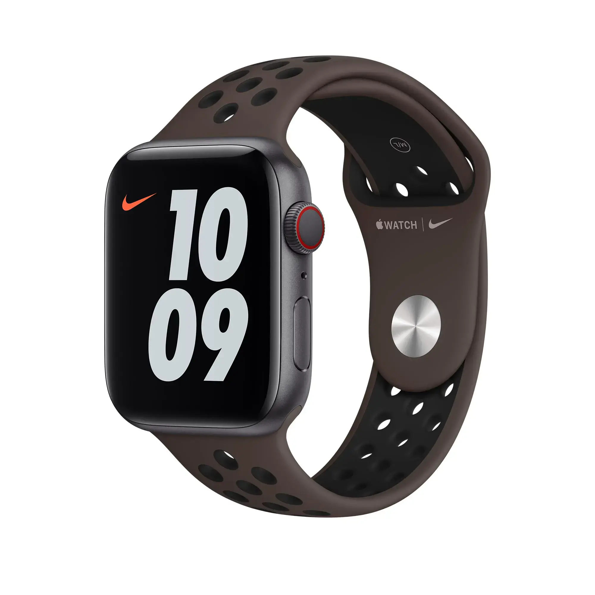 Ремешок Apple Ironstone/Black Nike Sport Band (MJ6M3) для Apple Watch 44/45/46/49mm