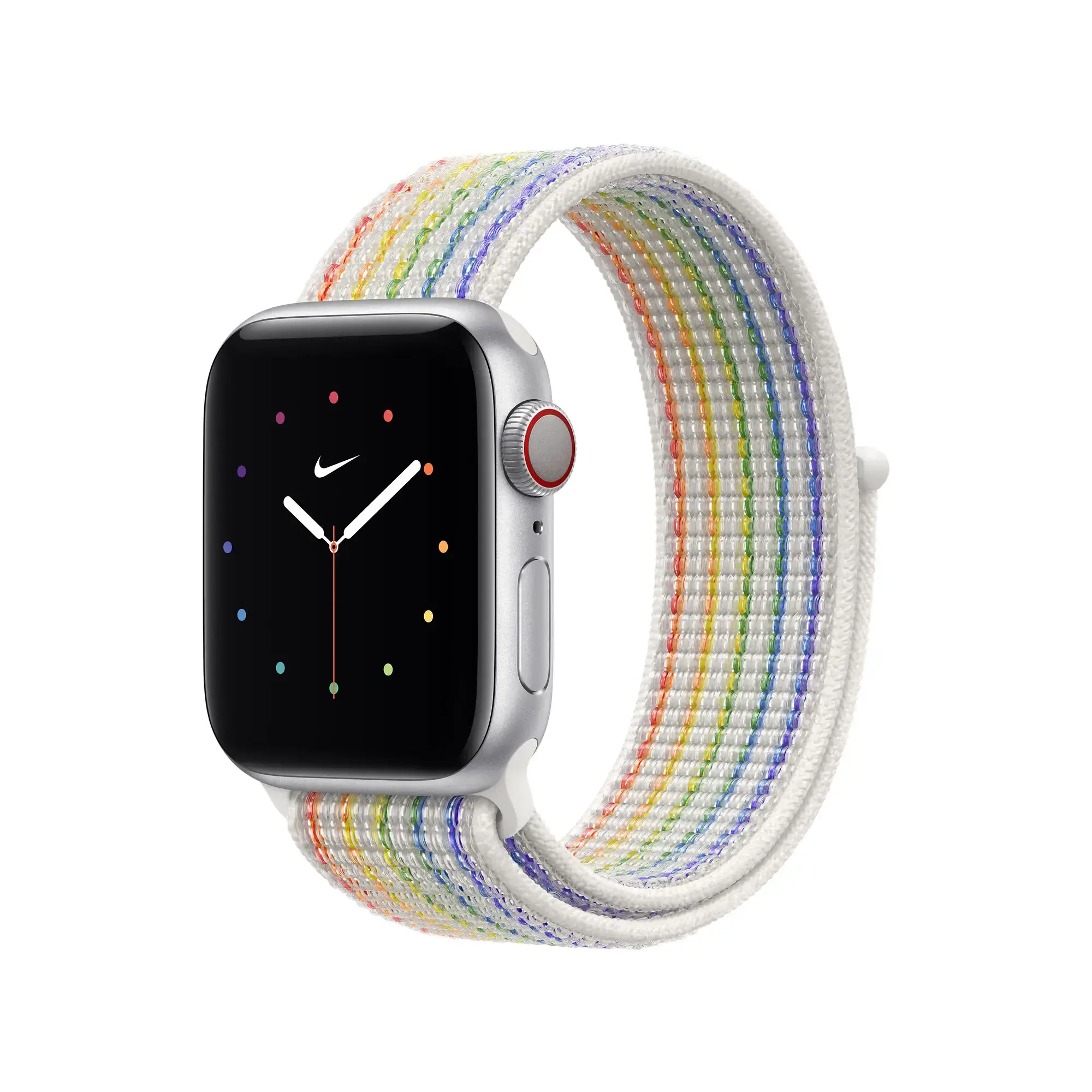 Ремінець Apple Pride Edition Nike Sport Loop (MJWP3) для Apple Watch 44/45/46/49mm