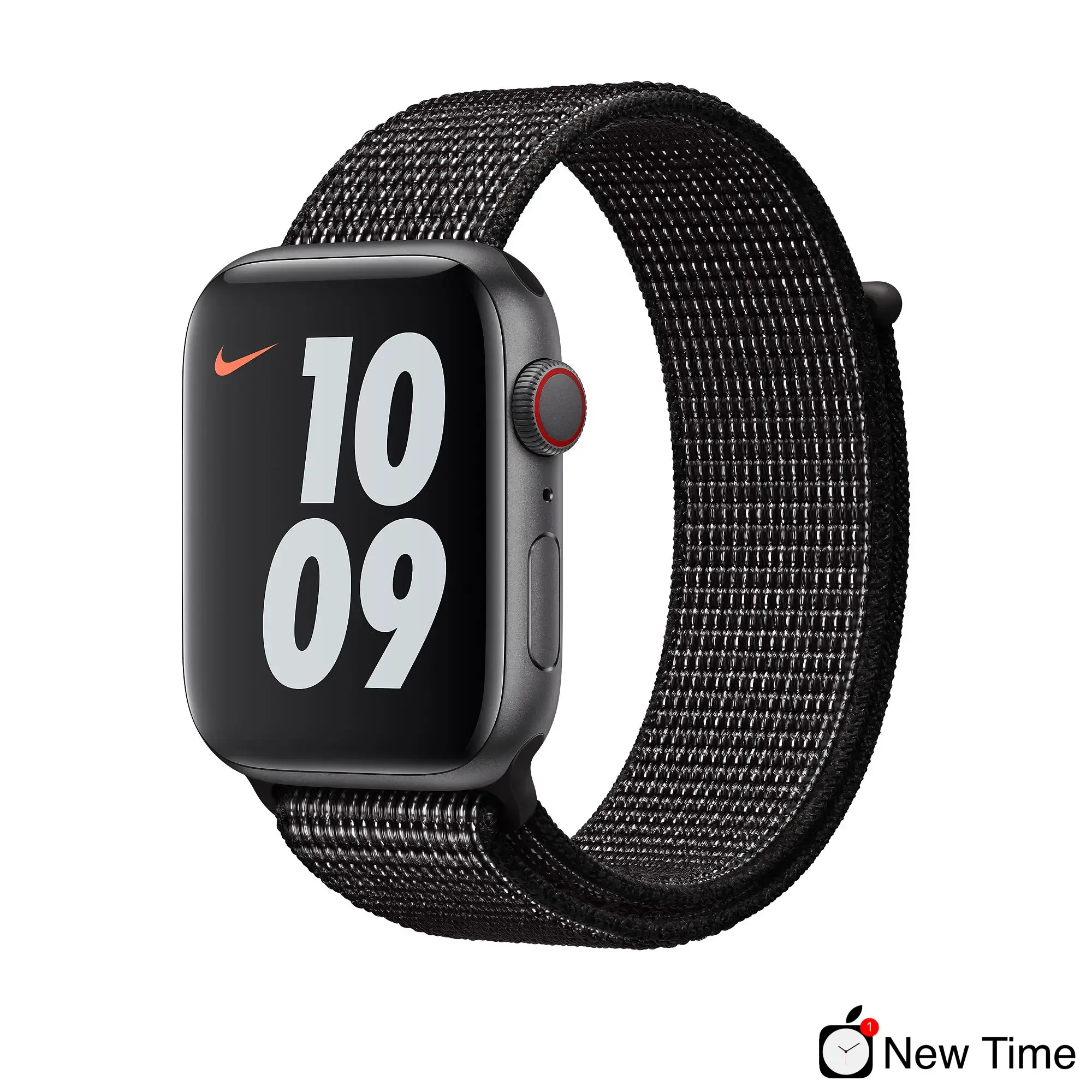 Ремінець Apple Black Nike Sport Loop (MX812) для Apple Watch 44/45/46/49mm