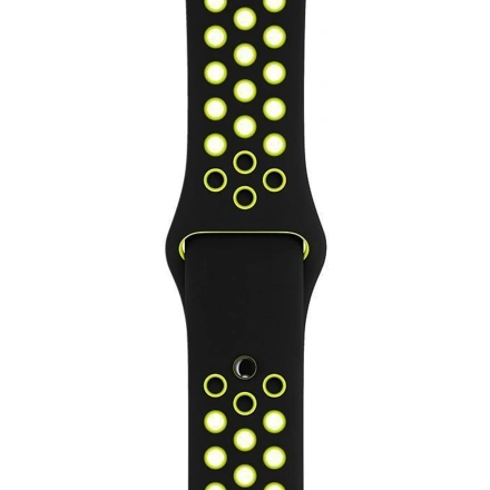 Ремінець Apple Black / Volt Nike Sport Band (MQ2H2) для Apple Watch 38/40mm