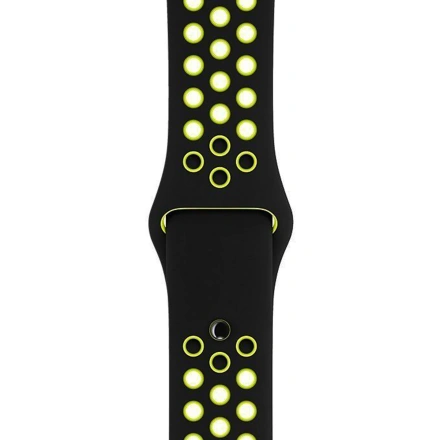 Nike black volt apple watch band top