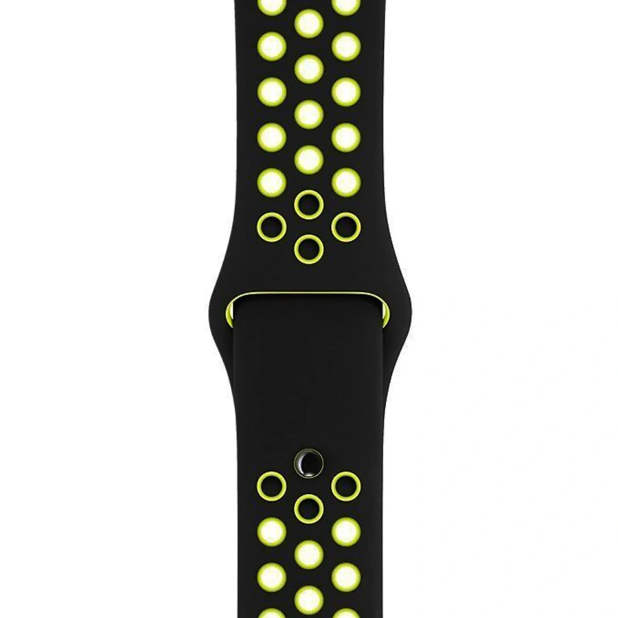 Ремешок Apple Black/Volt Nike Sport Band (MQ2H2) для Apple Watch 38/40/41/42mm