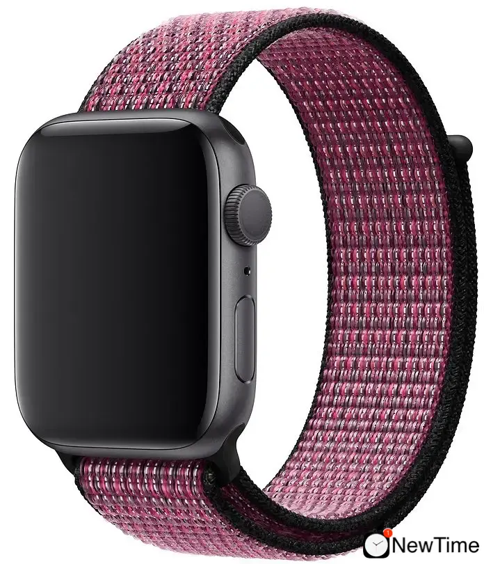 Ремешок Apple Pink Blast/True Berry Nike Sport Loop (MWU42) для Apple Watch 44/45/46/49mm