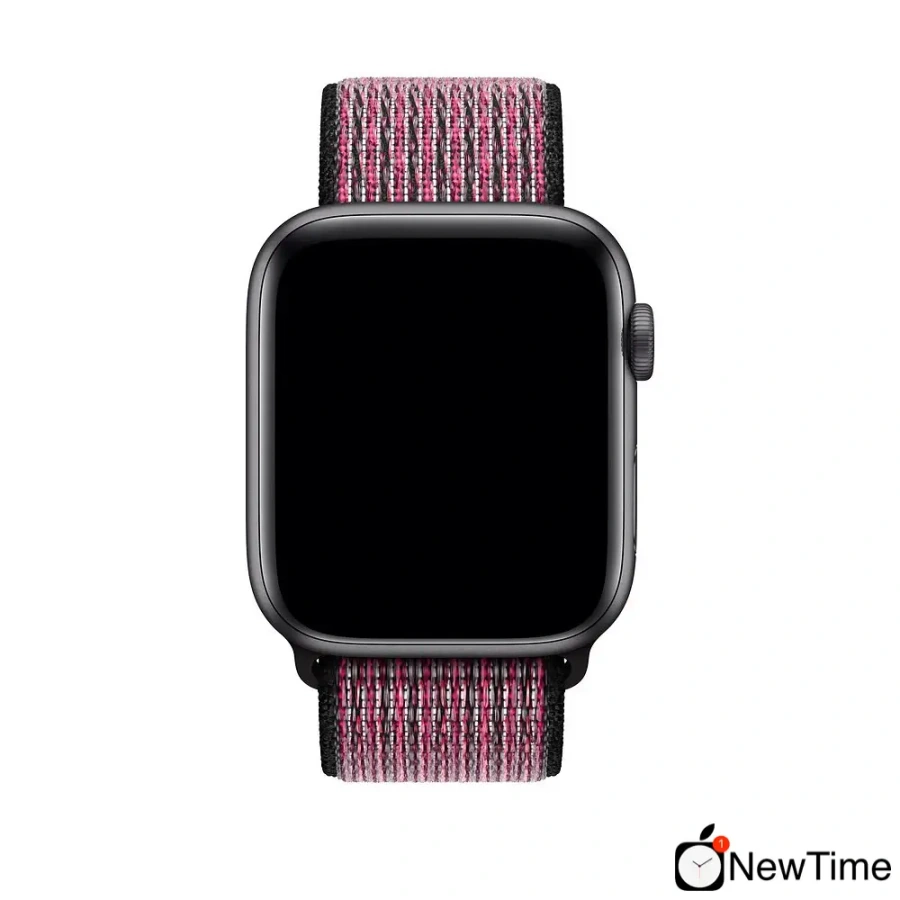 Ремінець Apple Pink Blast / True Berry Nike Sport Loop (MWU42) для Apple Watch 44/45/46/49mm