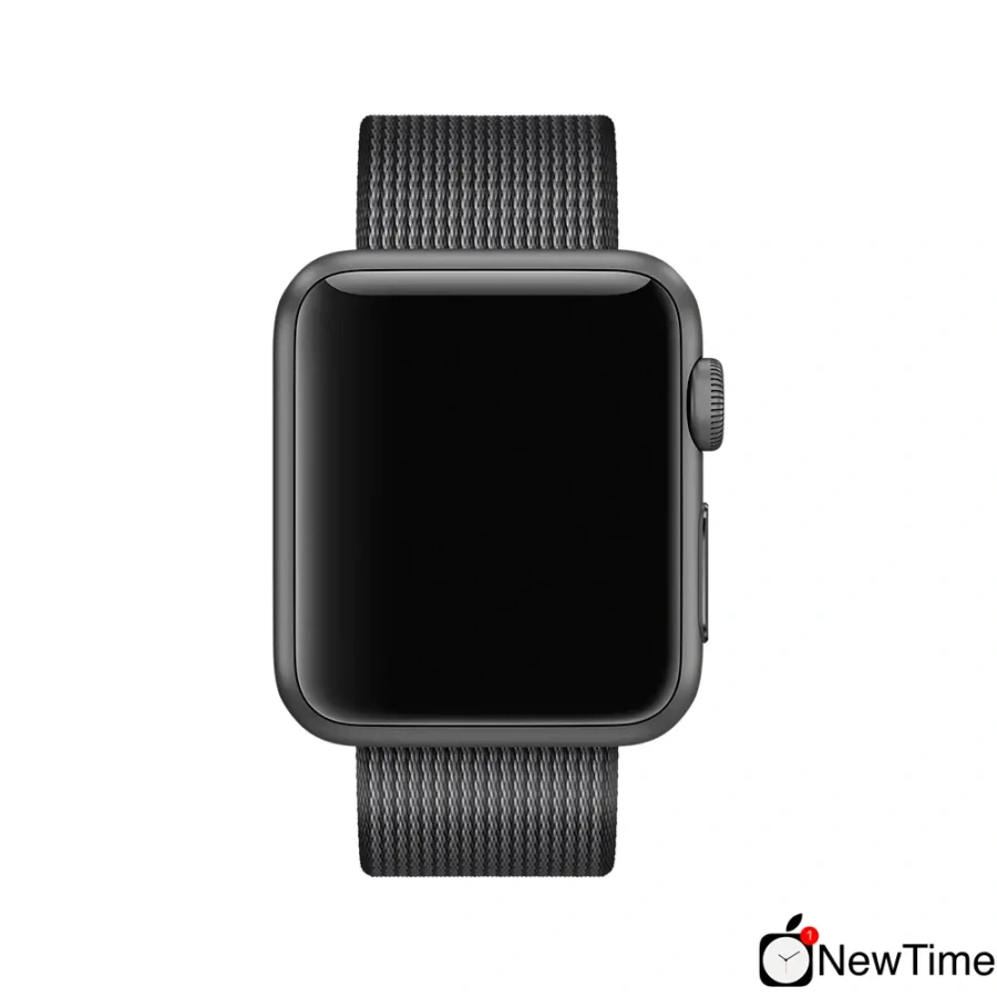 Ремінець Apple Black Woven Nylon Band (MQV92 / MM9L2) для Apple Watch 38/40/41/42mm
