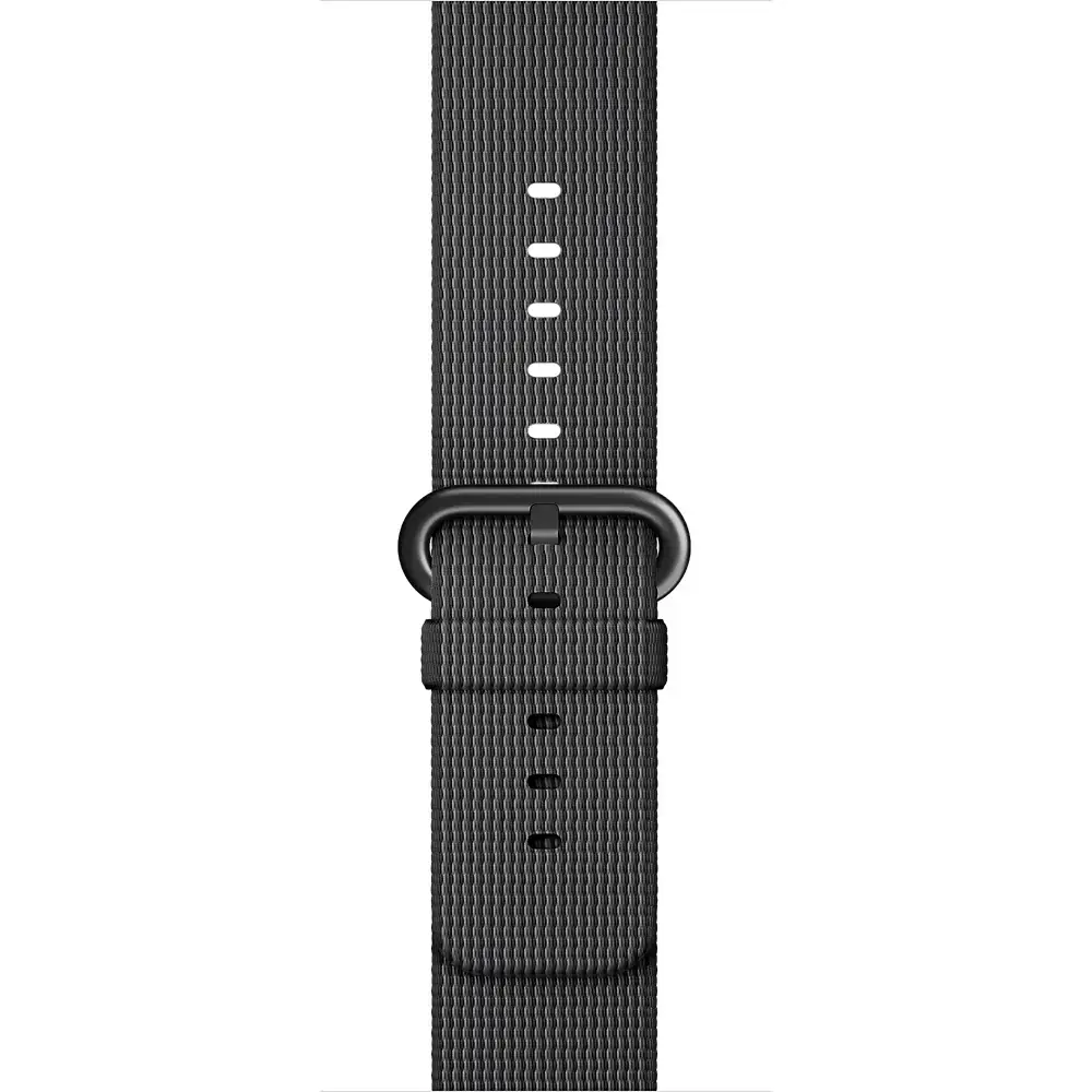 Ремешок Apple Black Woven Nylon Band (MQV92/MM9L2) для Apple Watch 38/40/41/42mm
