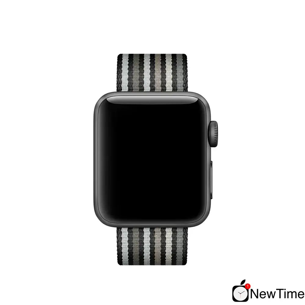 Ремешок Apple Black Stripe Woven Nylon Band (MRHC2) для Apple Watch 38/40/41/42mm