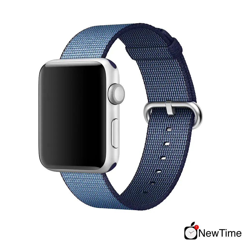 Ремінець Apple Navy / Tahoe Blue Woven Nylon Band (MP222) для Apple Watch 38/40/41/42mm