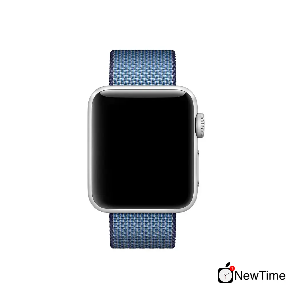 Ремінець Apple Navy / Tahoe Blue Woven Nylon Band (MP222) для Apple Watch 38/40/41/42mm