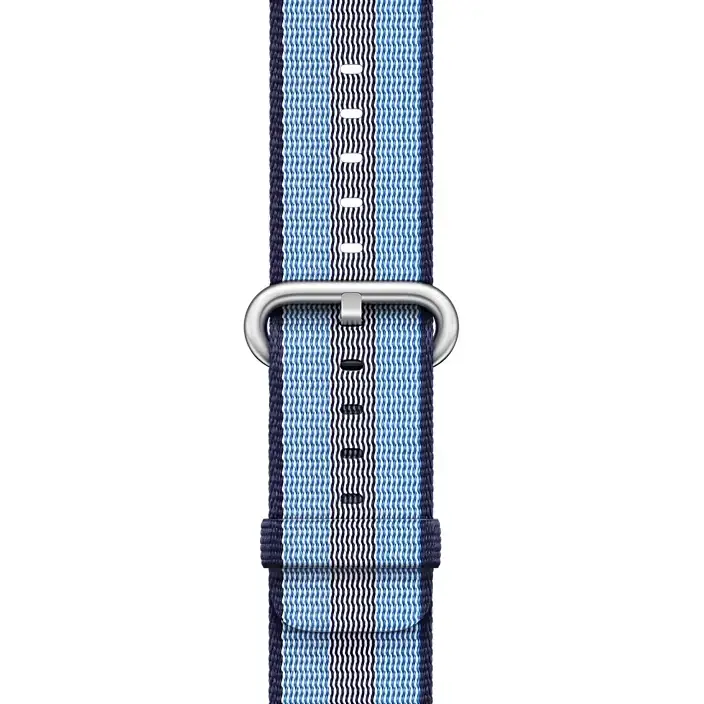 Ремешок Apple Midnight Blue Stripe Woven Nylon Band (MQVU2) для Apple Watch 44/45/46/49mm
