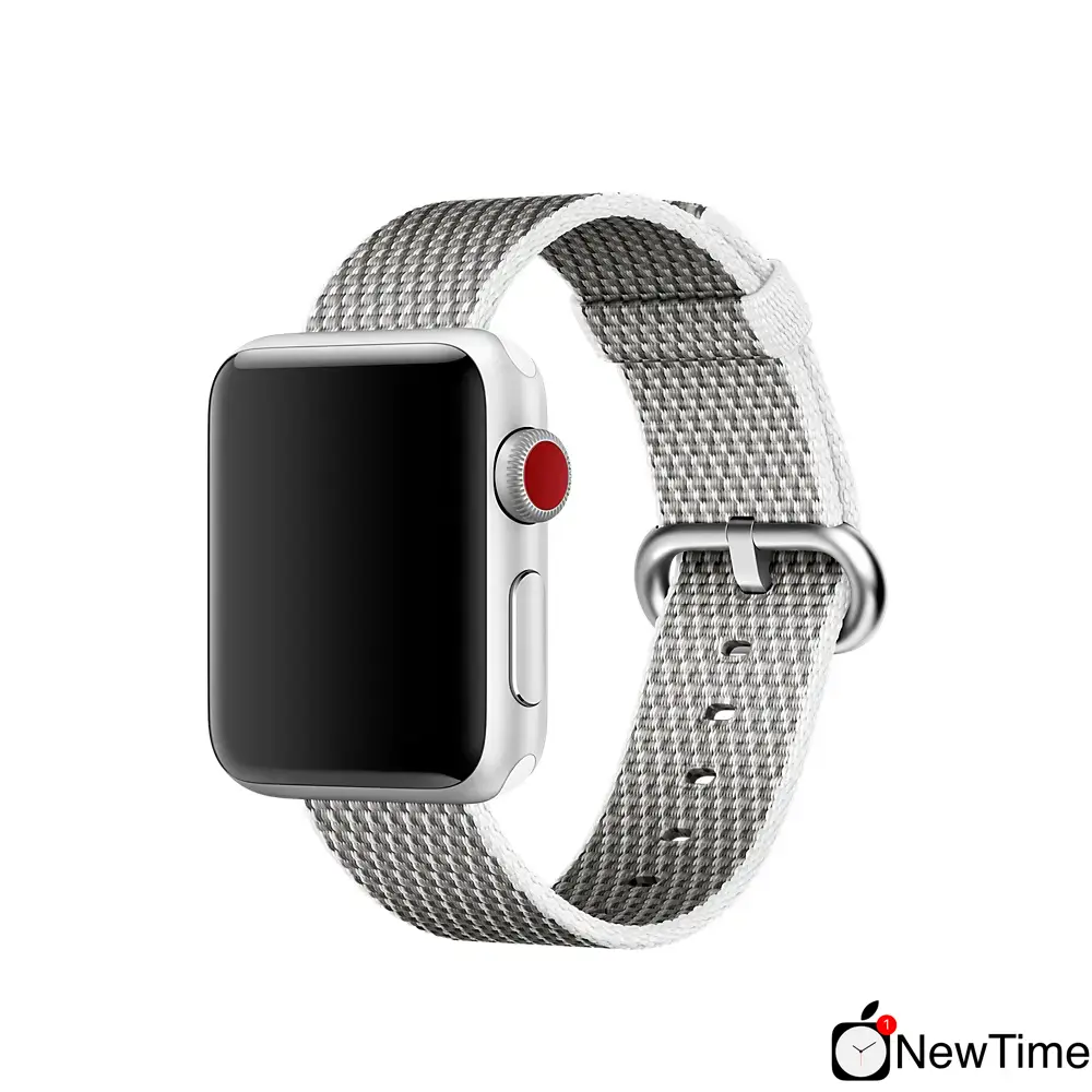 Ремінець White Check Woven Nylon Band (MQVL2) для Apple Watch 44/45/46/49mm