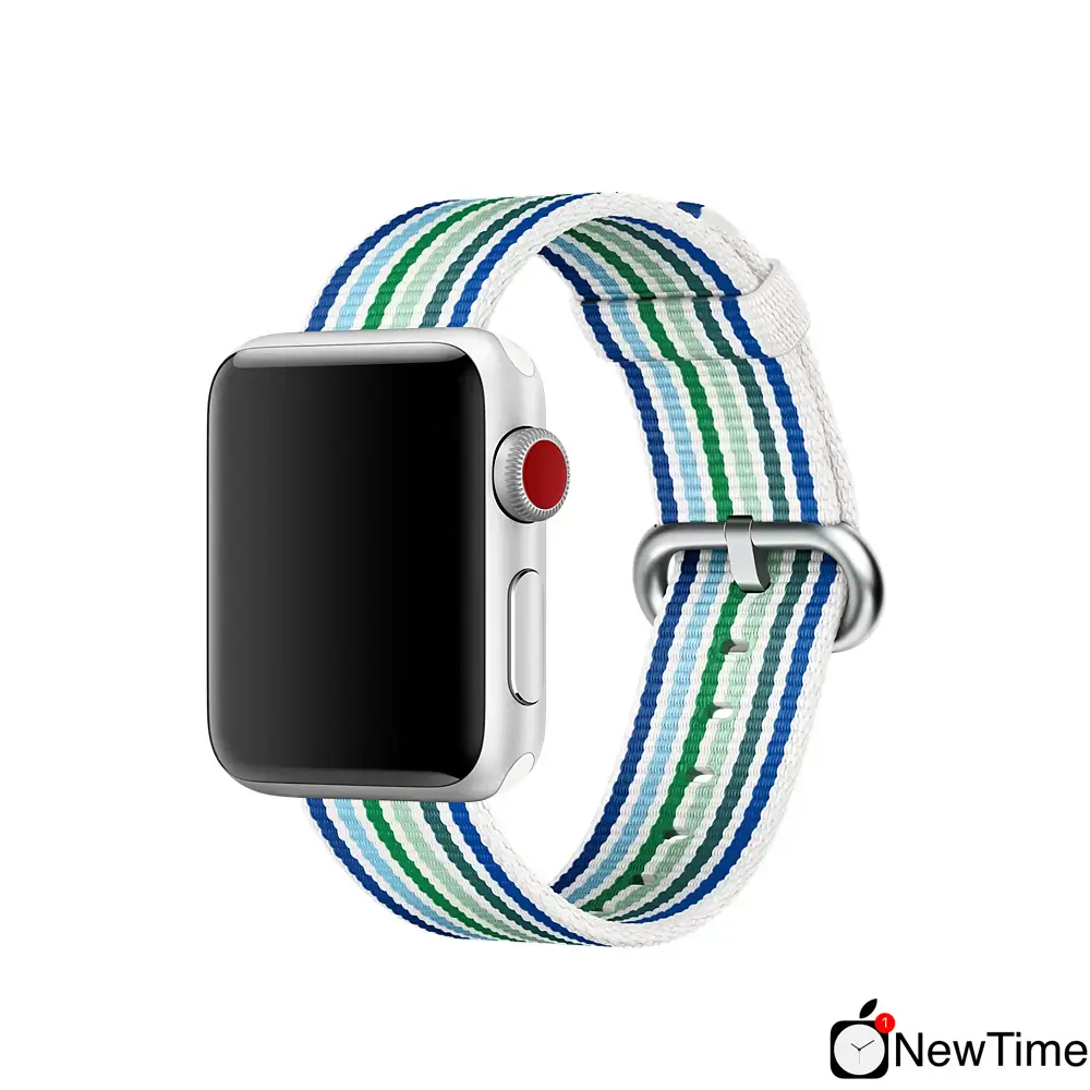Ремінець Apple Blue Stripe Woven Nylon Band (MRHA2) для Apple Watch 38/40/41/42mm
